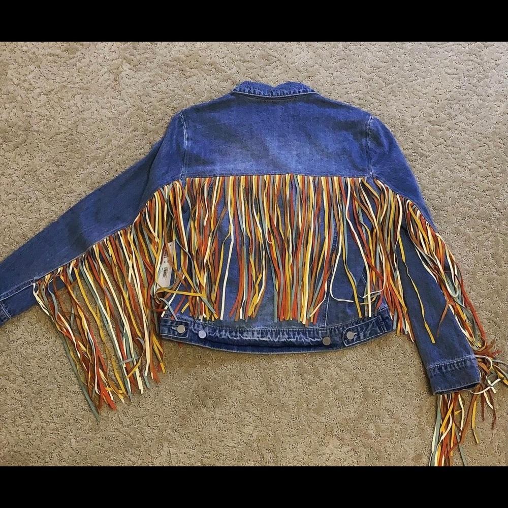 Fringe Jean jacket